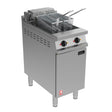 Falcon Dominator Plus Free Standing Electric Twin Filtration Fryer on Feet E3845F2