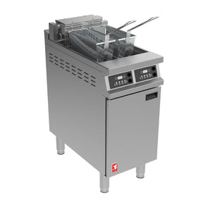 Falcon Dominator Plus Free Standing Electric Programmable Filtration Angel Fryer on Feet E3845FXP