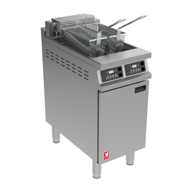 Falcon Dominator Plus Free Standing Electric Programmable Filtration Angel Fryer on Feet E3845FXP