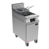Falcon Dominator Plus Free Standing Programmable Natural Gas Filtration Angel Fryer on Castors G3840FXP