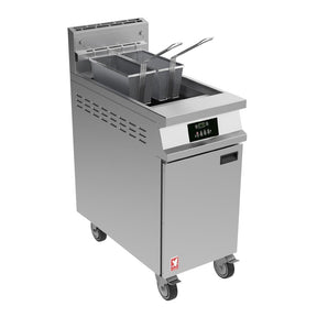 Falcon Dominator Plus Free Standing Programmable LPG Fryer on Castors G3840P