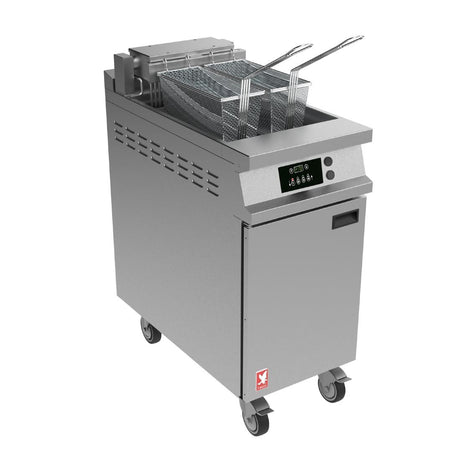 Falcon Dominator Plus Free Standing Programmable Electric Filtration Angel Fryer on Castors E3840FXP