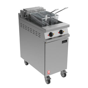 Falcon Dominator Plus Free Standing Electric Filtration Fryer on Castors E3845F