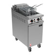 Falcon Dominator Plus Free Standing Electric Twin Filtration Angel Fryer on Castors E3845F2X