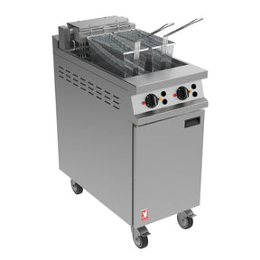 Falcon Dominator Plus Free Standing Electric Filtration Angel Fryer on Castors E3845FX