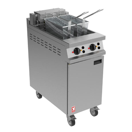 Falcon Dominator Plus Free Standing Electric Filtration Angel Fryer on Castors E3845FX