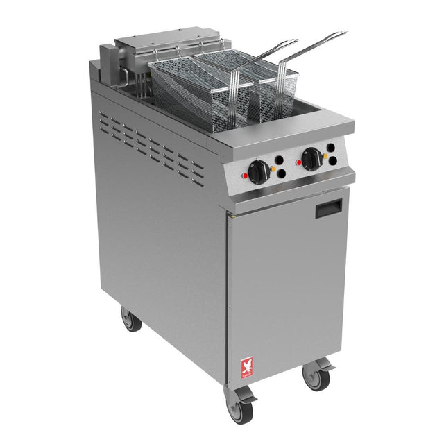 Falcon Dominator Plus Free Standing Electric Filtration Angel Fryer on Castors E3845FX