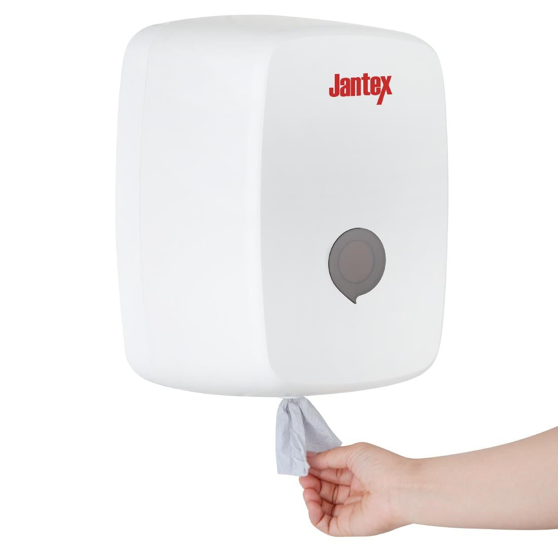 Jantex Centre Feed Dispenser White