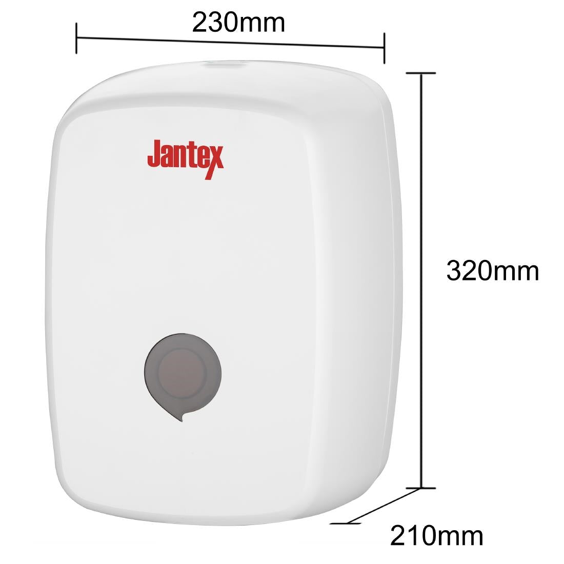 Jantex Centre Feed Dispenser White