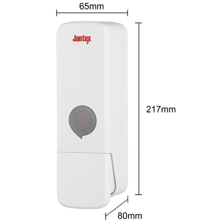 Jantex Single Shower Dispenser White