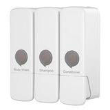 Jantex Triple Shower Dispenser White