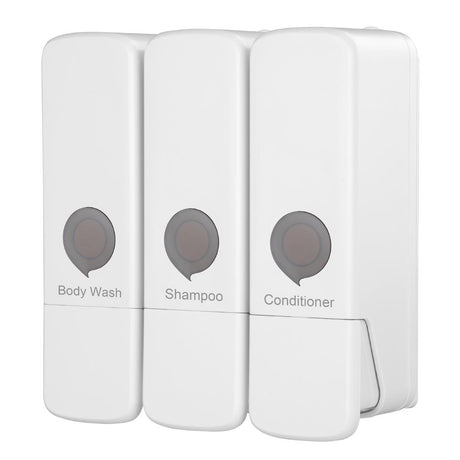 Jantex Triple Shower Dispenser White