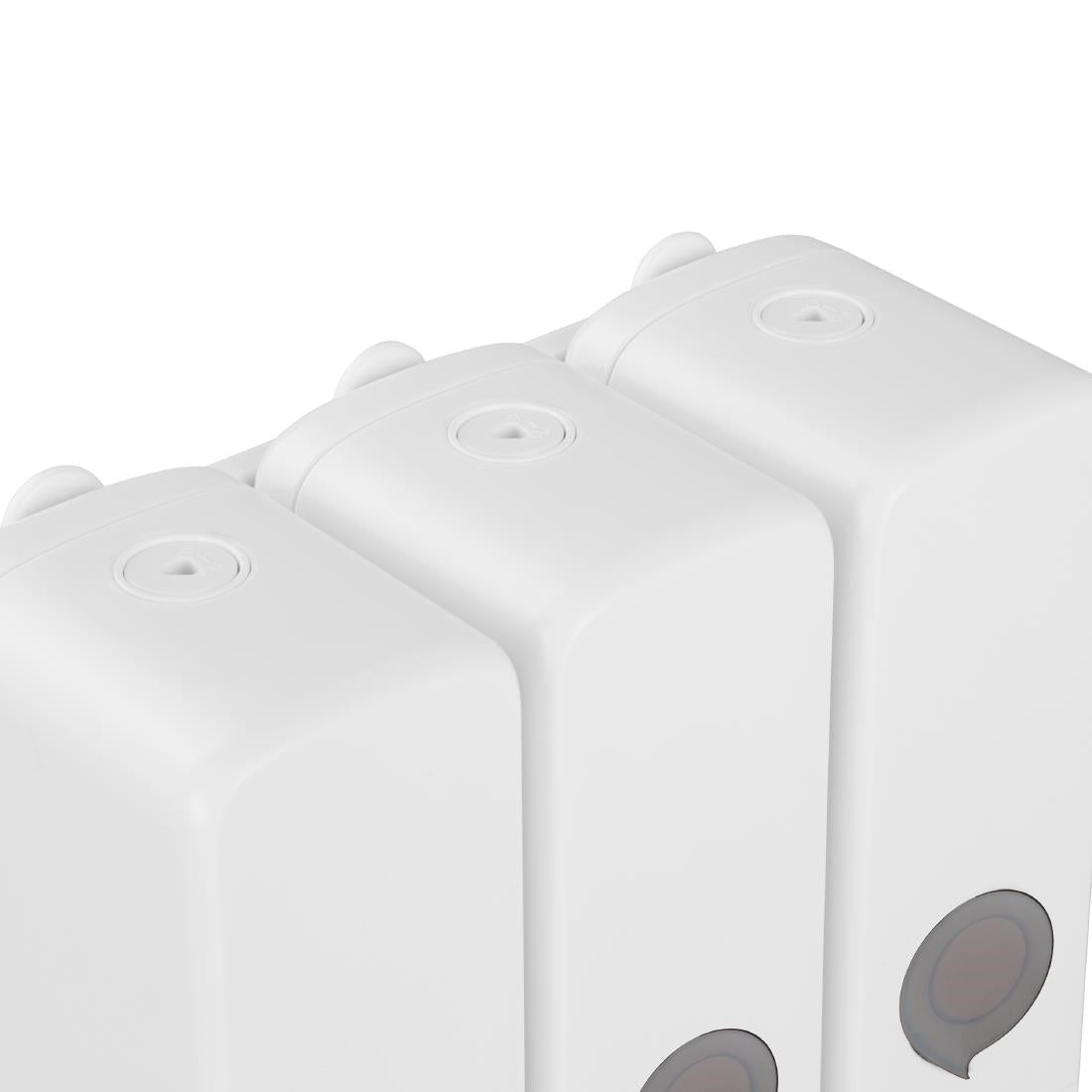 Jantex Triple Shower Dispenser White