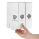 Jantex Triple Shower Dispenser White