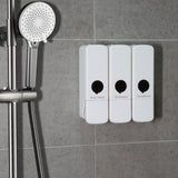 Jantex Triple Shower Dispenser White