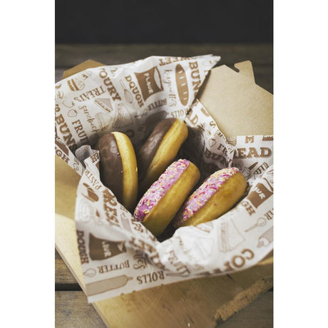 JB826 Vegware Greaseproof Sheets Bakery - 400x300mm (Box 1000)