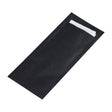 Fiesta Recyclable Paper Cutlery Pouches Black (250 Pack)