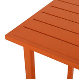 Bolero Spritz Bar Table Vibrant Orange