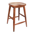 Bolero Halsbury Curved Mango Wood Stools (2 Pack)