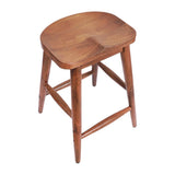 Bolero Halsbury Curved Mango Wood Stools (2 Pack)