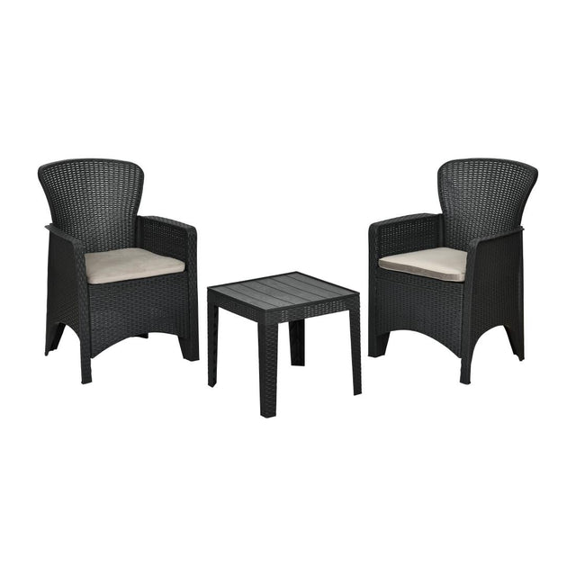 Bolero Elements Outdoor Chair and Table Set