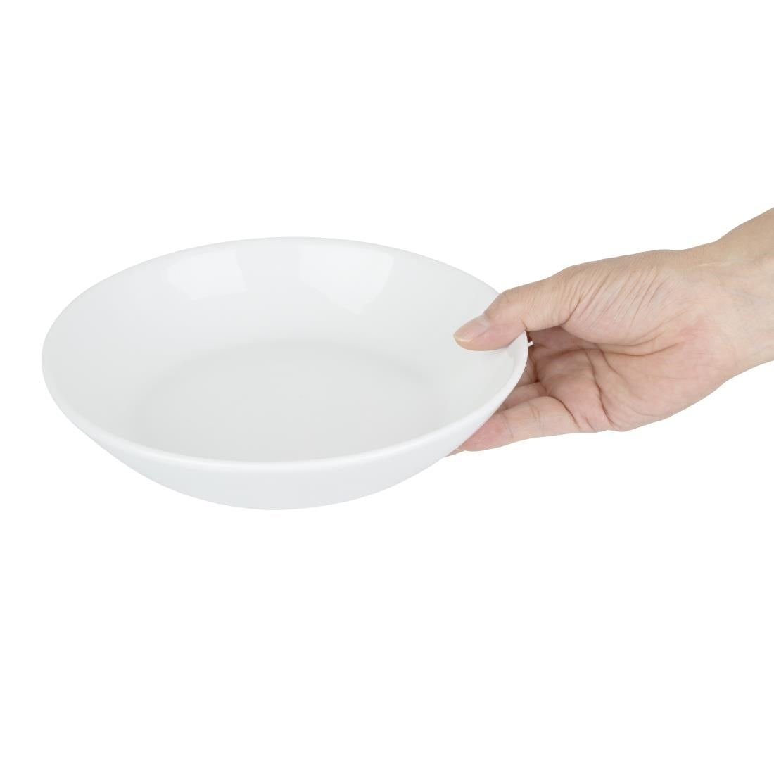 JB899 Olympia Chia White Coupe Bowl - 220mm 8 1/2" (Box 4)
