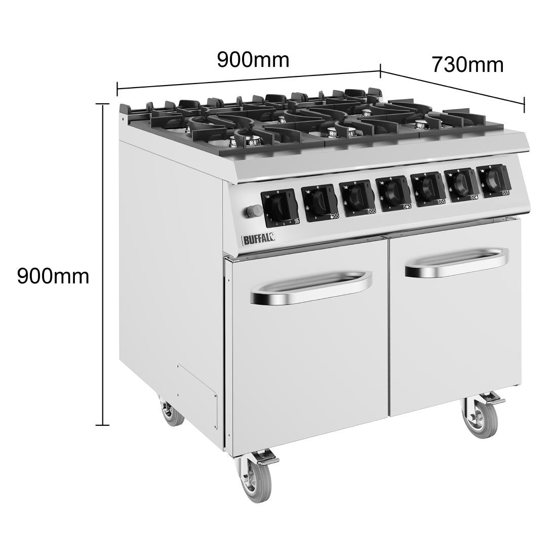 Buffalo 700 Series Gas Range Cooker