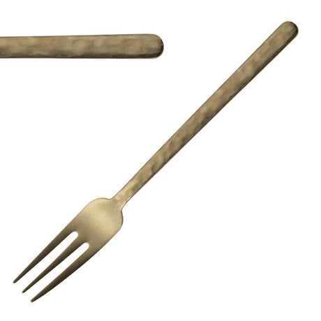 JC605 Kodai Vintage Gold Table Fork 3 Prongs Xl (Pack 12) (Direct)