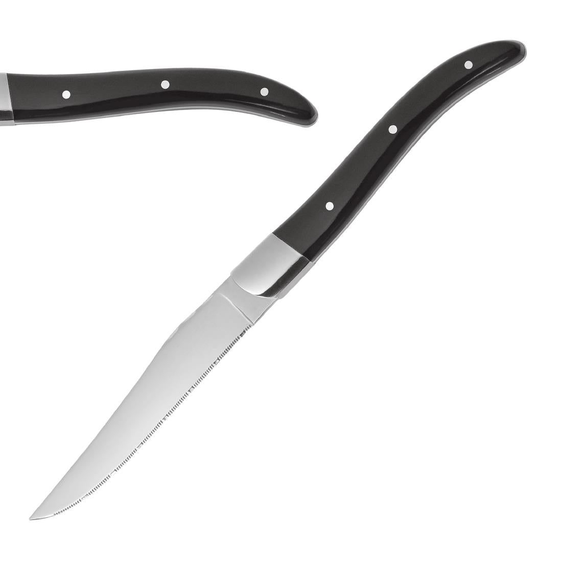 JC607 Arc Black Steak Knife (Pack 6) (Direct)