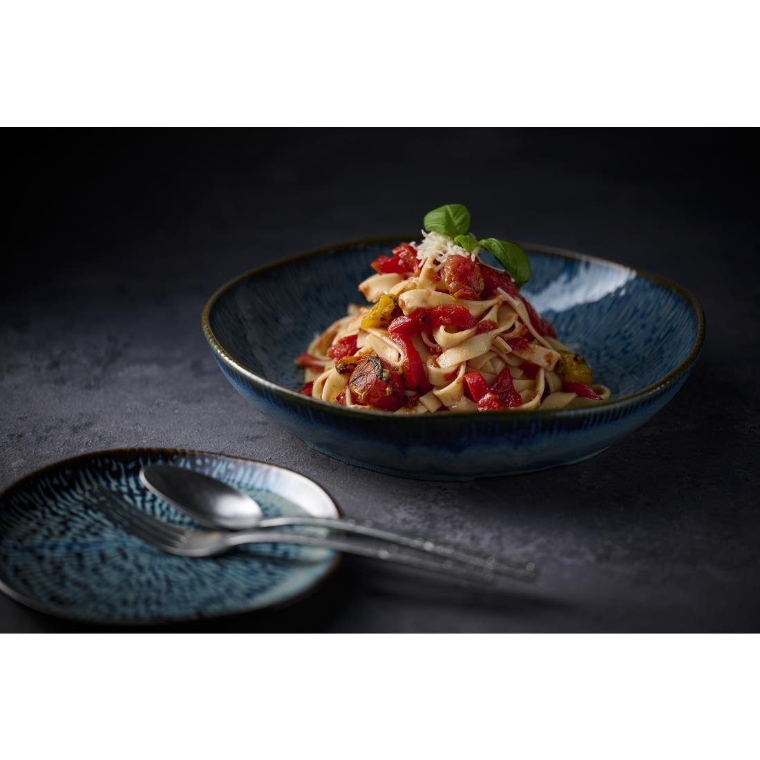 JC668 Cascade Sapphire Blue Natural Deep Bowl - 250mm (Pack 6) (Direct)