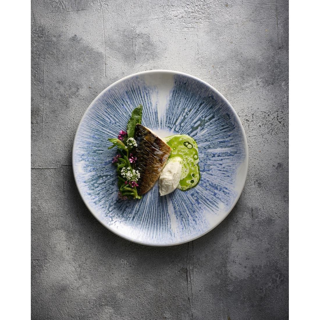 JC679 Lyra Blue Evolve Coupe Plate - 220mm (Pack 12) (Direct)