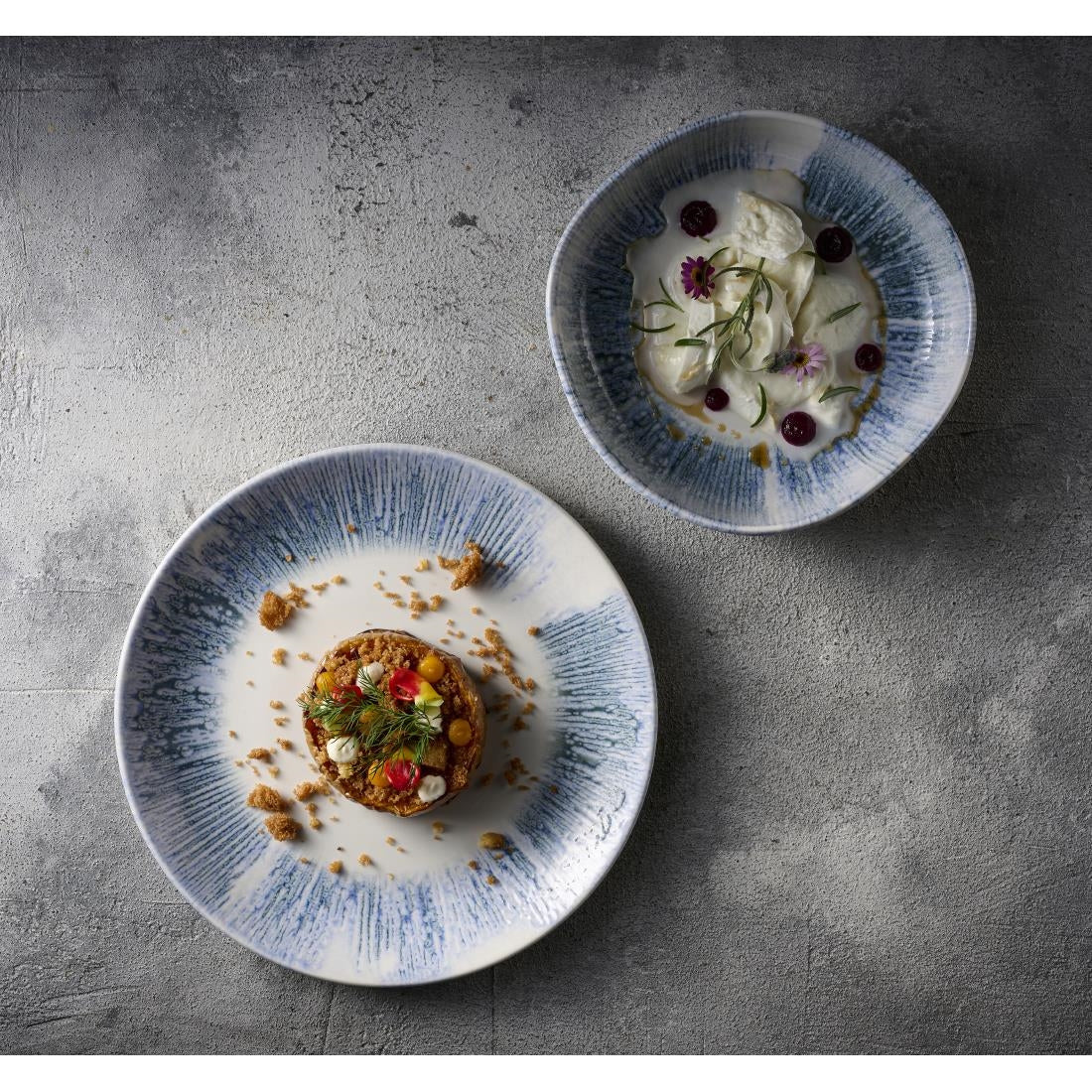 JC678 Lyra Blue Evolve Coupe Plate - 165mm (Pack 12) (Direct)