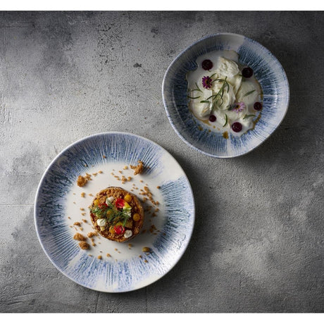 JC683 Lyra Blue Organic Walled Bowl - 198mm (Pack 6) (Direct)