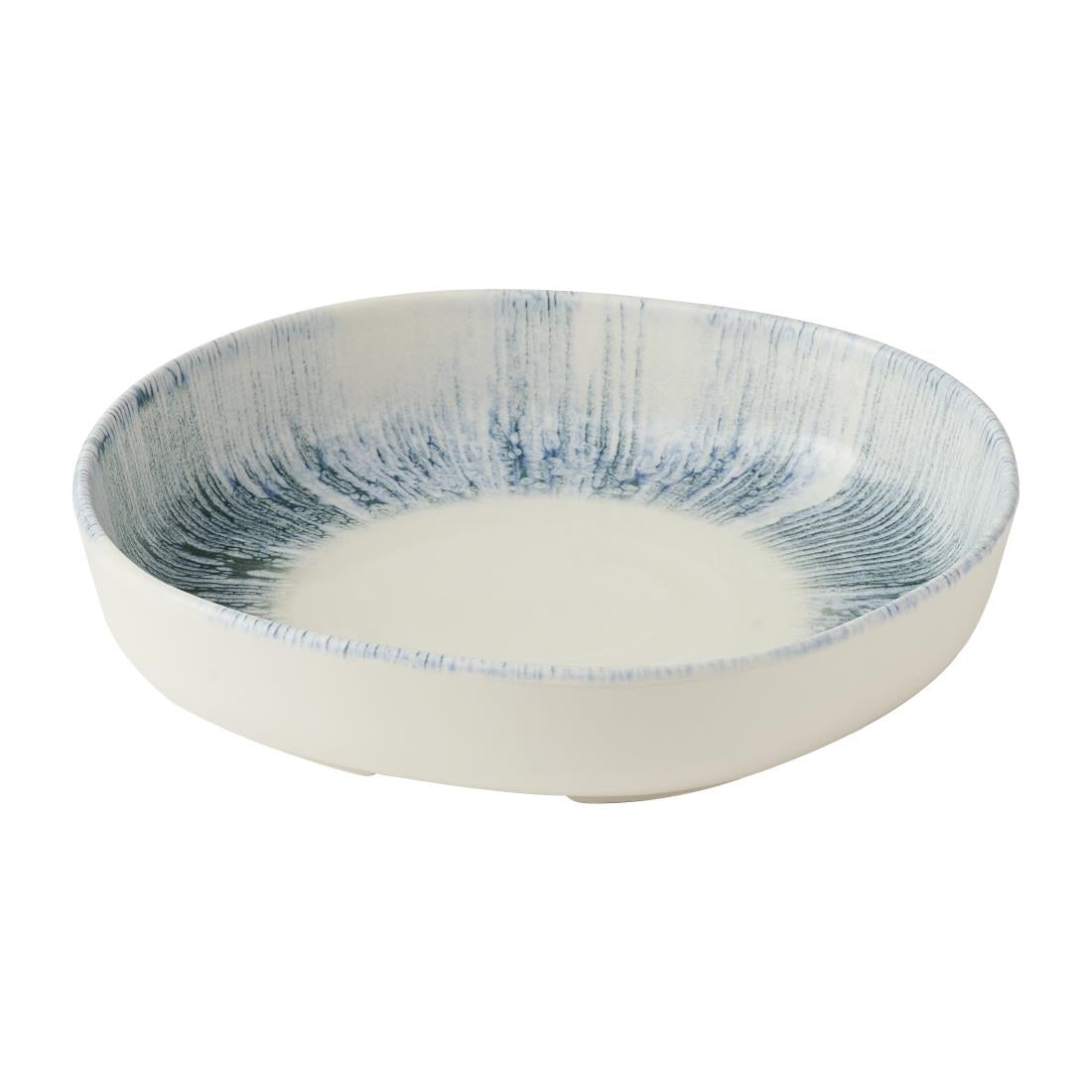 JC684 Lyra Blue Organic Walled Bowl - 229mm  (Pack 6) (Direct)
