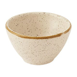 JC718 Stonecast Nutmeg Cream Dip Pot - 56ml (Pack 12) (Direct) - JD Catering Equipments Ltd