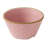 JC729 Stonecast Petal Pink Sauce Dish - 85ml (Pack 12) (Direct) - JD Catering Equipments Ltd