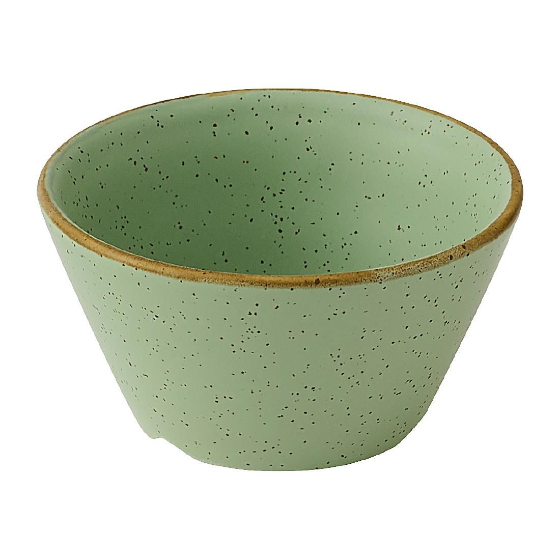 JC734 Stonecast Sage Green Sauce Dish - 85ml (Pack 12) (Direct)