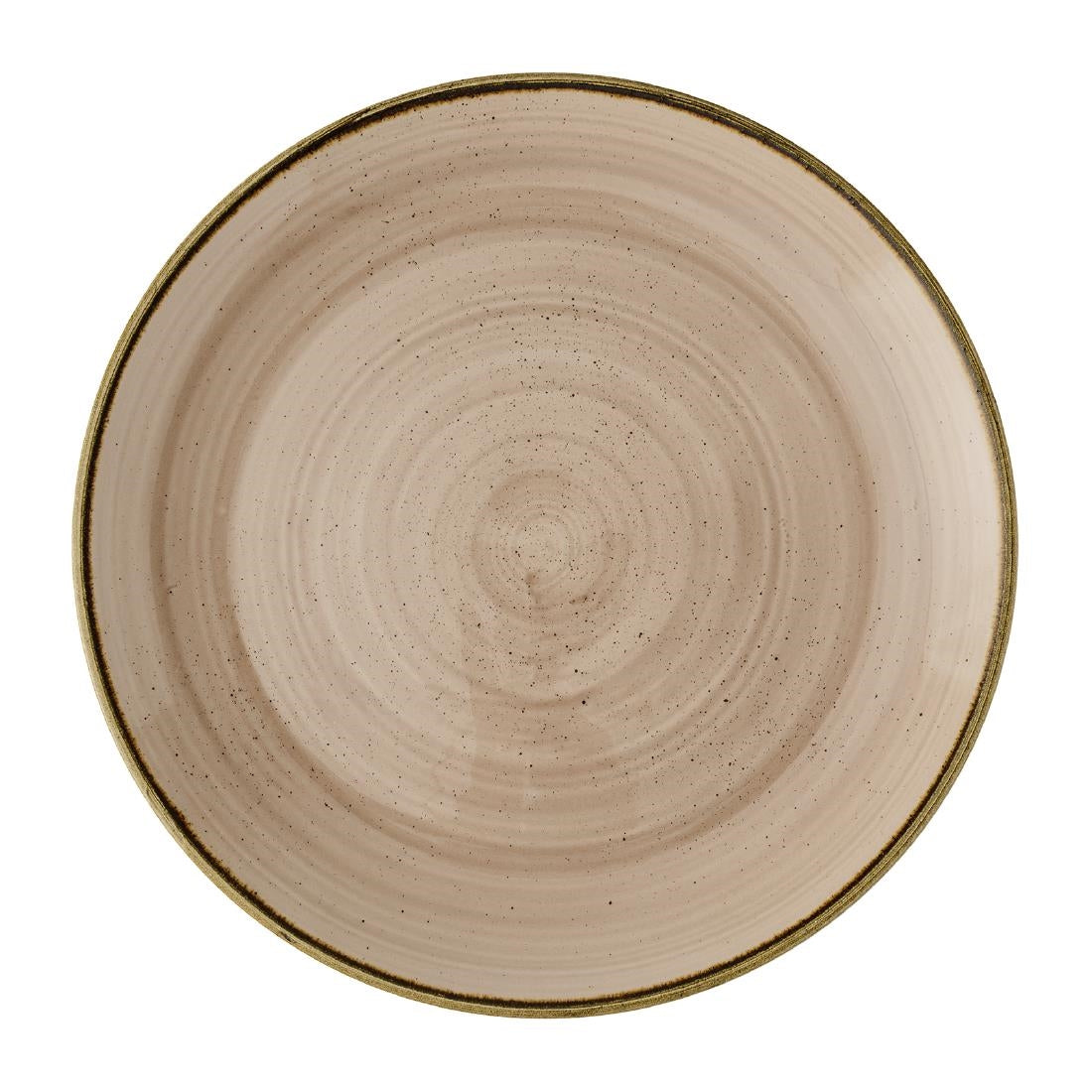 JC736 Stonecast Truffle Evolve Coupe Plate - 260mm (Pack 12) (Direct)