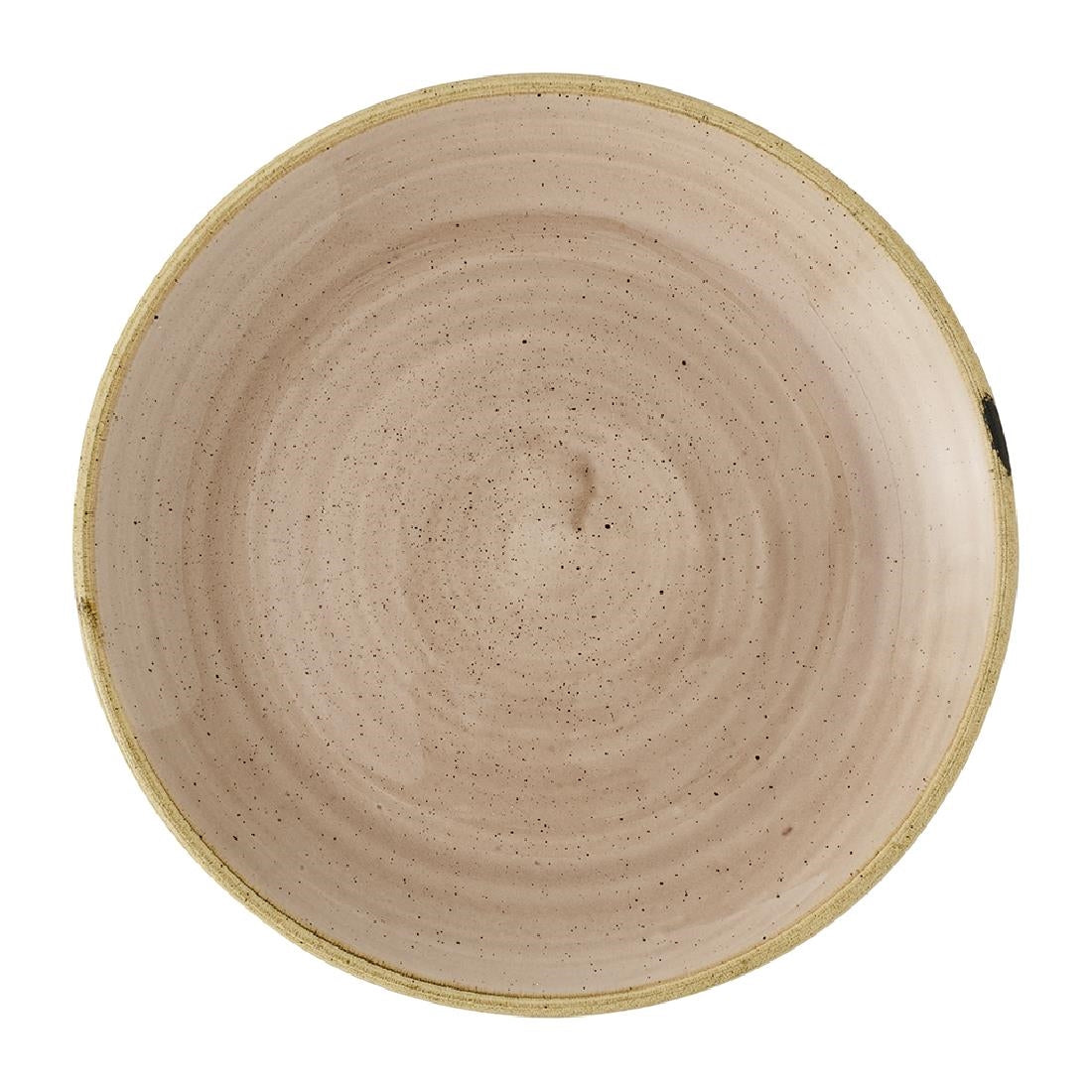 JC740 Stonecast Truffle Evolve Coupe Plate - 165mm (Pack 12) (Direct)