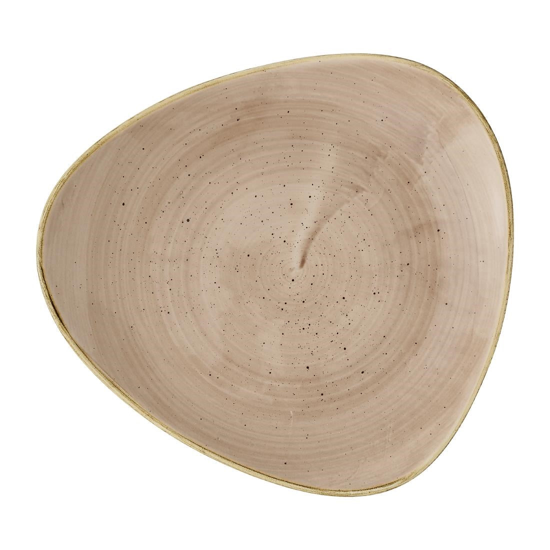 JC742 Stonecast Truffle Lotus Plate - 177mm (Pack 12) (Direct)