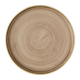JC746 Stonecast Truffle Walled Plate Walled Plate - 210mm (Pack 6) (Direct)