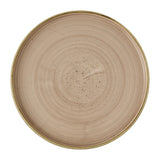 JC747 Stonecast Truffle Walled Plate Walled Plate - 260mm (Pack 6) (Direct)