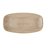JC748 Stonecast Truffle Oblong Chefs Oblong Plate - 298x152mm (Pack 12) (Direct) - JD Catering Equipments Ltd