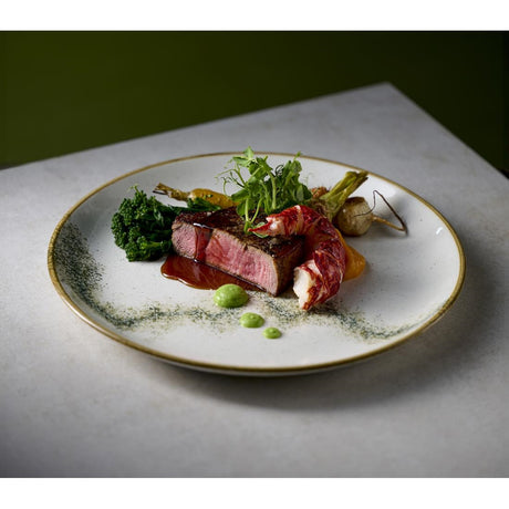 JC757 Stonecast Spice Barley White Evolve Coupe Plate - 260mm (Pack 12) (Direct)