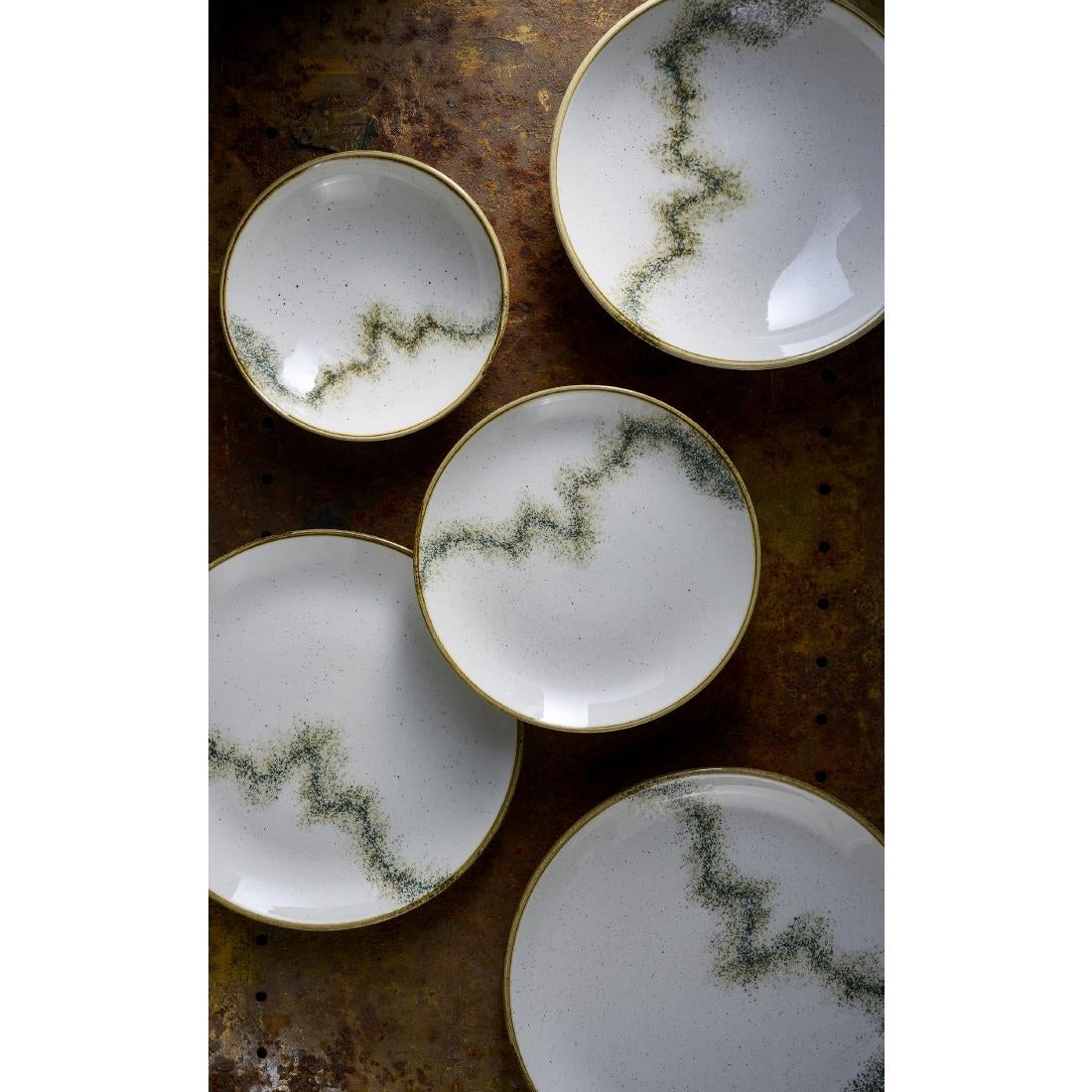 JC757 Stonecast Spice Barley White Evolve Coupe Plate - 260mm (Pack 12) (Direct)