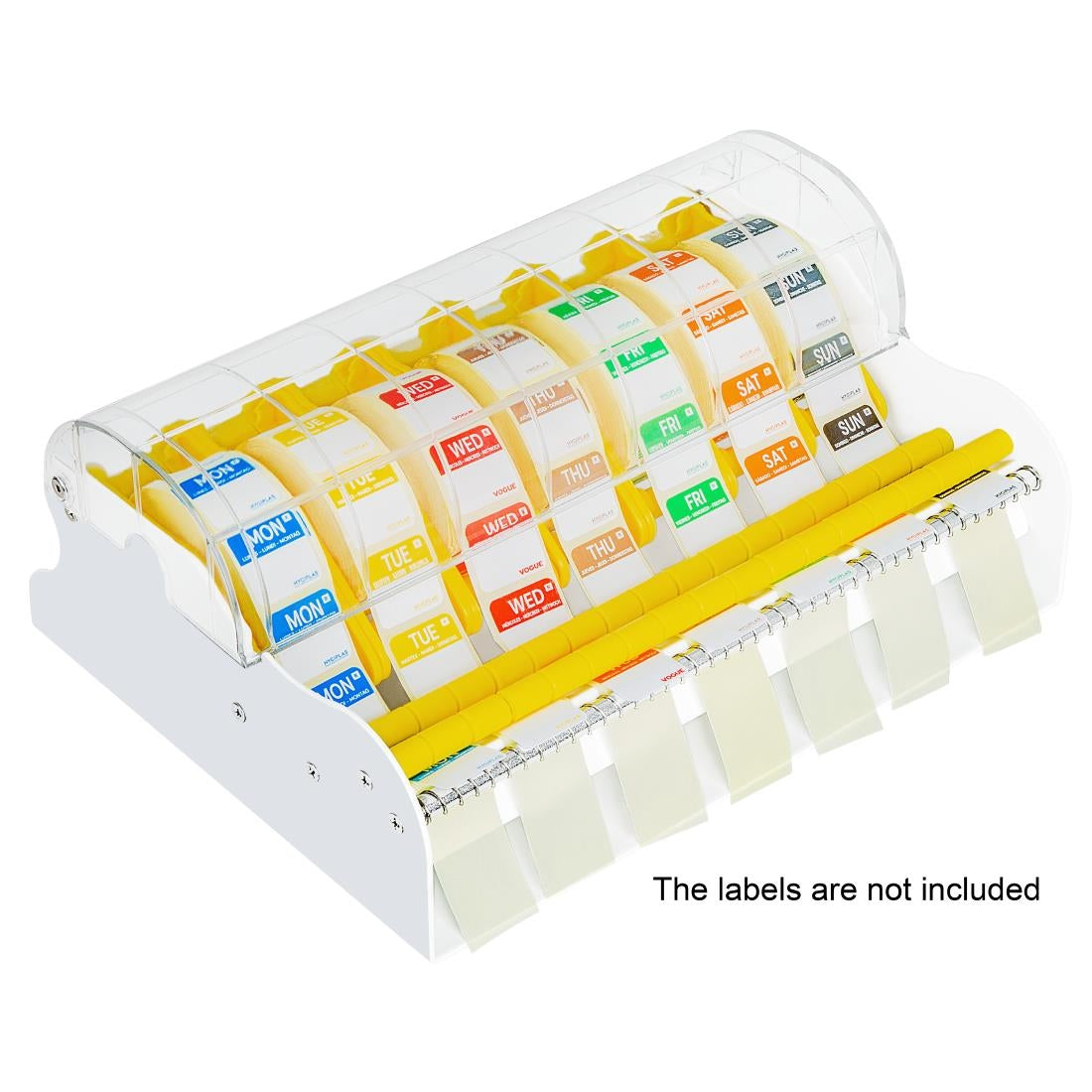 Hygiplas 1" Multi Label Metal Dispenser