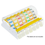 Hygiplas 1" Multi Label Metal Dispenser