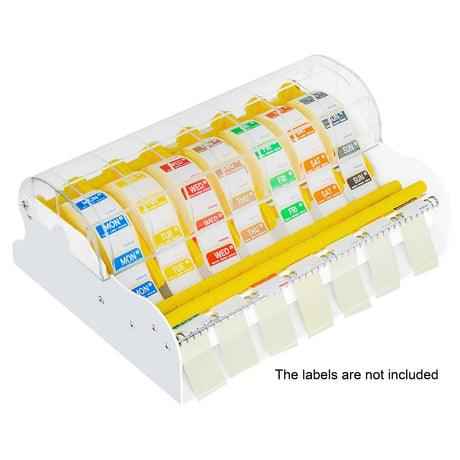 Hygiplas 1" Multi Label Metal Dispenser