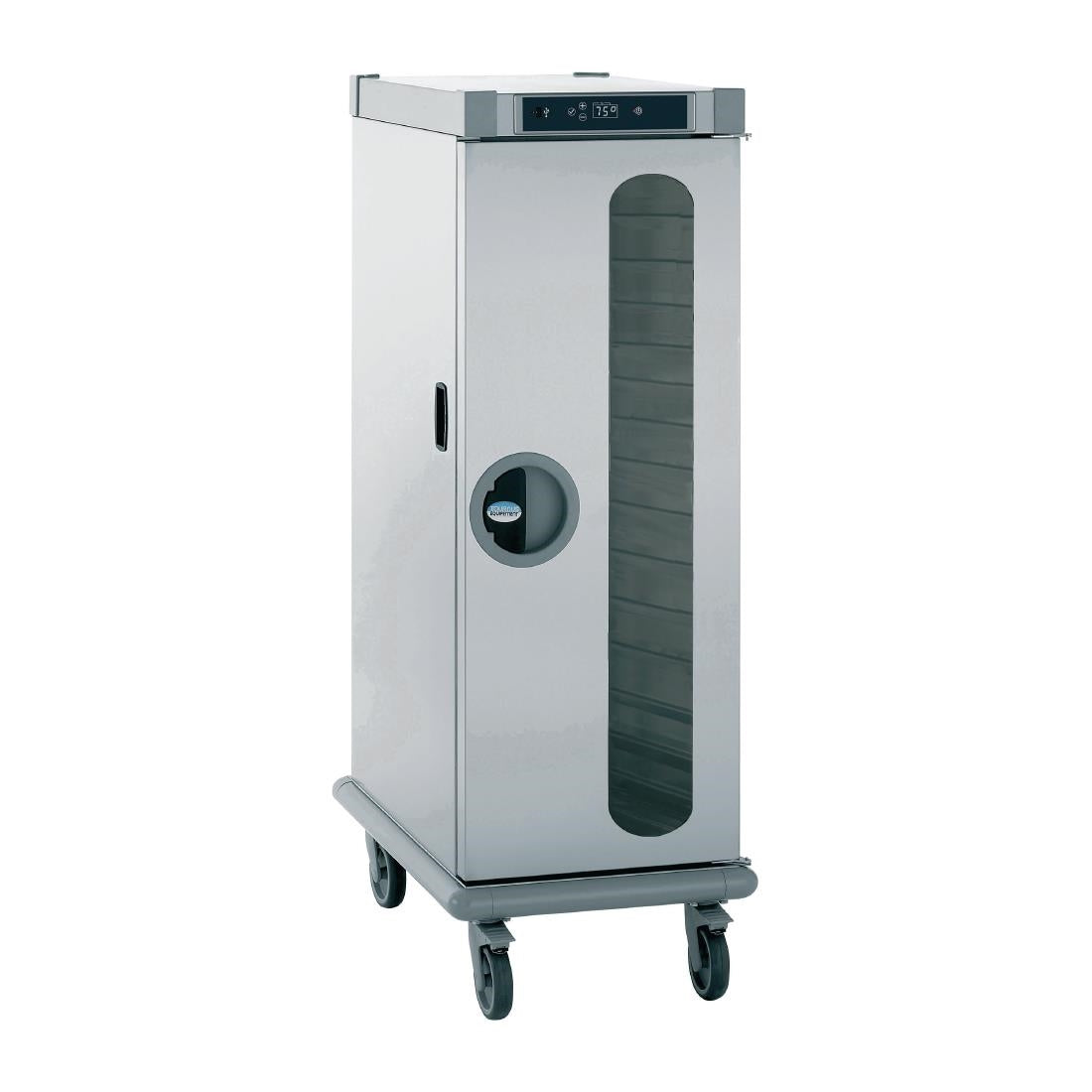 JC860 Tournus Roll'Service heated banquet trolley, part glazed s/s door, 15 x 1/1 GN
