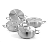 JC879 Samuel Groves Urban St/St Triply Chefs Pan with Domed Lid - 30cm (Direct)